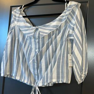 New forever21 linen off the shoulder top